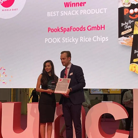 2019 Sticky Rice Chips: Der Gewinner der  Yummex Messe Middle East als Best Snack Product 2019