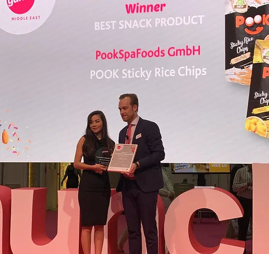 2019 Sticky Rice Chips: Der Gewinner der  Yummex Messe Middle East als Best Snack Product 2019
