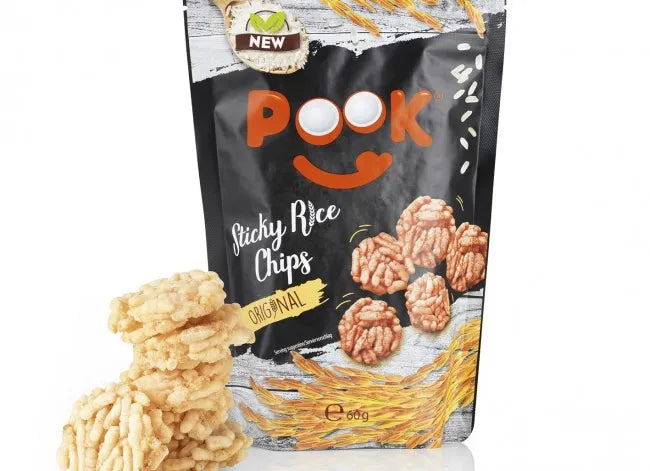 POOK Sticky Rice Chips - Original - 60g
