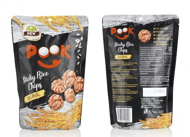 POOK Sticky Rice Chips - Original - 60g
